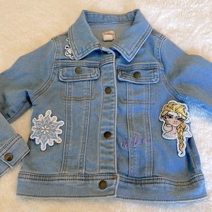Disney Collection by Tutu Couture Frozen Jean Jacket, Size 4T